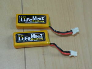 1-852 リフェバッテリー Li-Fe ミニッツ MINI-Z 3.3V RC PLANNING R246 ミニッツ用 2個