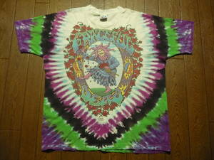 90s　USA製　GRATEFUL DEAD　グレイトフルデッド　THE ENDLESS TOUR 1993　半袖　Tシャツ　LIQUID BLUE　サイズXL