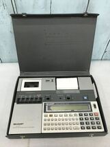 SHARP ポケットコンピュータ PC-1261 電源アダプター欠品 ジャンク （80s）_画像1