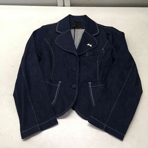  free shipping *h.n.c. hiromichi nakano Hiromichi Nakano * Denim jacket tailored jacket * size 165A #50327sai