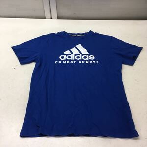 送料無料★adidas アディダス★半袖Tシャツ　トップス★Mサイズ　メンズ★青#50330sjj39