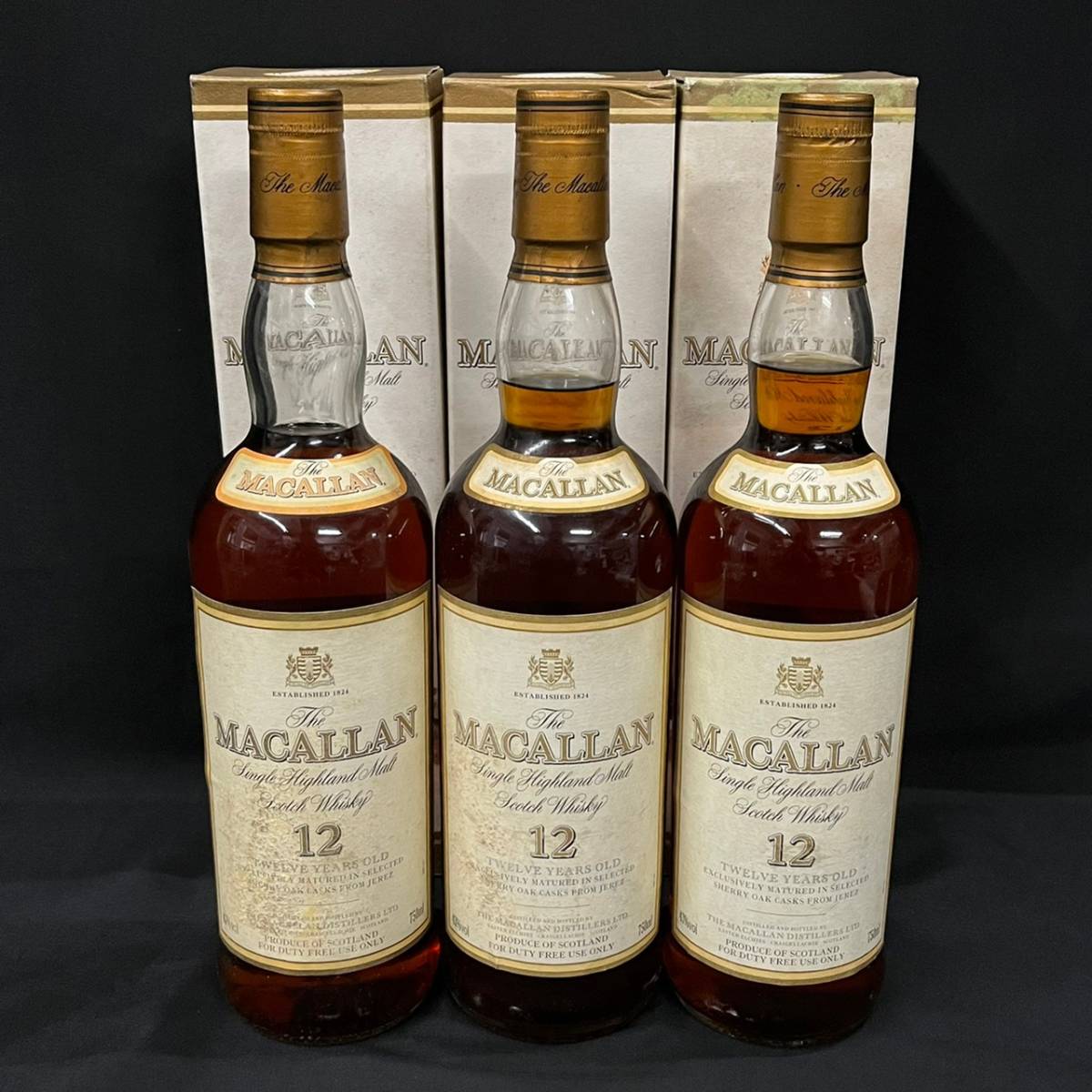 マッカラン 12年 終売品あり 3本セット-