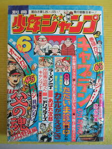 別冊少年ジャンプ 1974年(昭和49年)6月号 ちばあきお 貝塚ひろし 柳沢きみお 望月三起也 山口なおと どおくまん 高宮じゅん(高橋よしひろ)