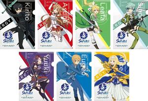  Samurai Energie × Sword Art online .. under .. illustration A5 clear file 7 kind set | sending 185