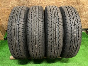 ① 新車外し 195/80R15 DUNLOP GRANDTREK AT20 イボ付き バリ山 夏タイヤ 4本セット ジムニーシエラ 等