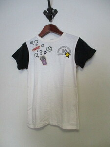 BREEZE FOキッズ 白黒半袖Tシャツサイズ140（USED）31923