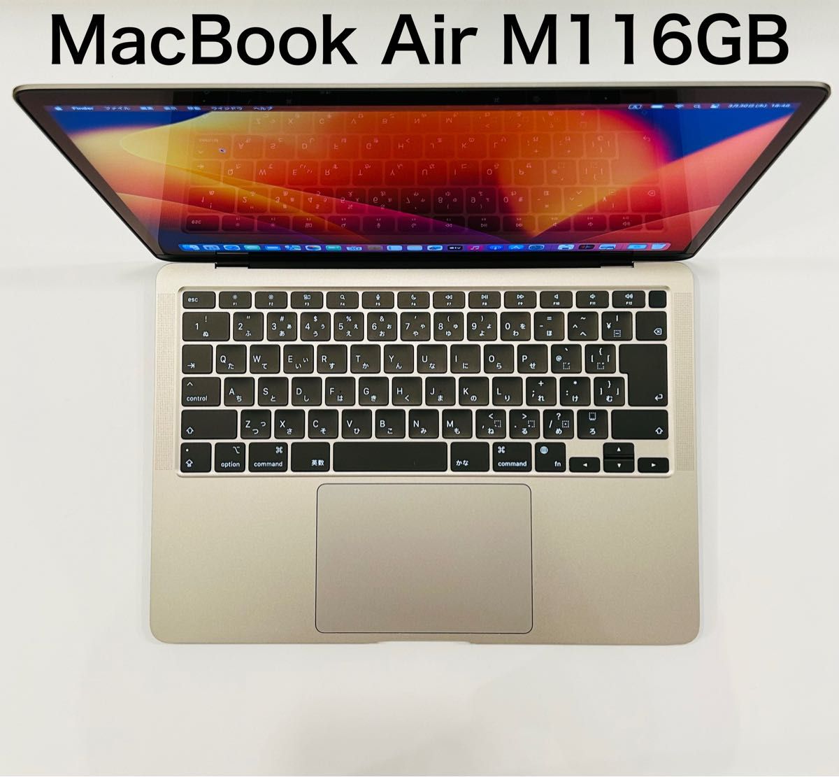 公式の M1 MacBook M1 Air/メモリ16GB/SSD1TB/USキーボード Air ...