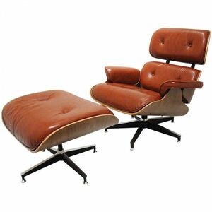  Eames lounge chair ottoman Charles & Ray * Eames original leather specification tongue sofa sofa sofa eames