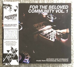 a55 For The Beloved Community Vol. 1 PROMO 国内盤 帯付 Rocksteady Disco Deep House Detroit Techno Underground Disco Edit 中古品