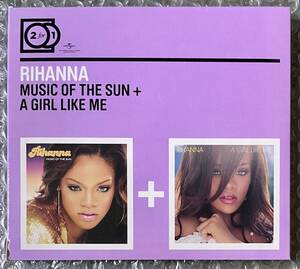 a89 Rihanna Music Of The Sun + A Girl Like Me 2枚組 Hip Hop Reggae Funk Soul Pop Reggae-Pop, Pop Rap, Contemporary R&B 中古品