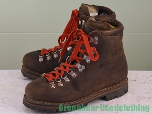 T945* Italy made [s Porte .baLa Sportiva] Vintage trekking boots is good taste tea Brown men's 42 26cm