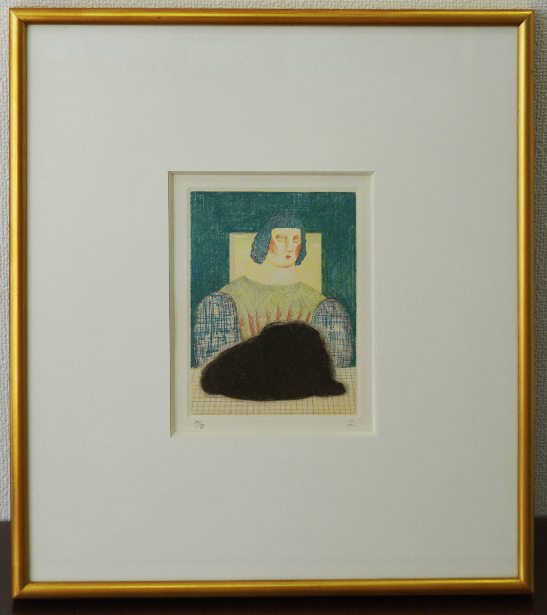 日本直営 銅版画(額装) 無題 エディション1/20 www.fundacaolacorosa.com