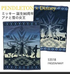 希少 限定 完売品 PENDLETON アナと雪の女王 ブランケット ペンドルトン USA製 FROZEN FRONTIER アナ雪 エルサ キャンプ 車中泊 アウトドア