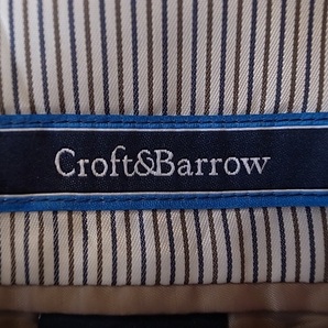 Croft&Barrow オールシーズン ２釦 ベージュ テーラード ジャケット ブレザー サイズ 48L ５XL相当の画像7
