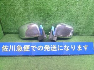  Mitsubishi Pajero Mini H58A left right side mirror door mirror mirror manual plating cover attaching set goods present condition on sale old 