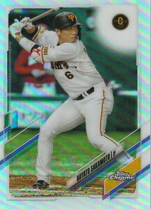 TOPPS 2021 NPB CHROME 坂本勇人 118 REFRACTOR