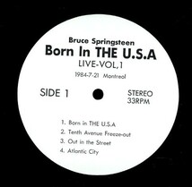 国内盤2枚組LP！Bruce Springsteen / Born In The U.S.A. / Live Vol 1, 21-7-1984 Montreol ブルース・スプリングスティーン ロック_画像2