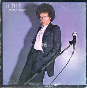 USオリジLP！Leo Sayer / Thunder In My Heart 77年【Warner Bros. BSK 3089】レオ・セイヤー TOTO Jeff Porcaro 参加 AOR Albert Hammond,