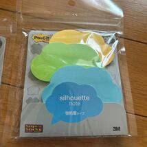 【新品即決】ポストイット　アップル　吹き出し付箋セットPost-it 付箋紙 スリーエムジャパン株式会社 メモ帳りんごマンガ強粘着_画像3