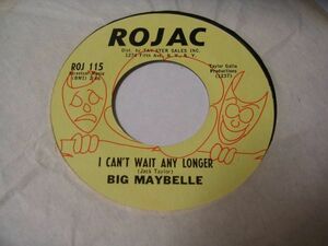 ●60's SOUL45●BIG MAYBELLE/ I CAN'T WAIT ANY LONGER