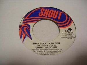 ●SOUL45●JIMMY RADCLIFFE / THAT LUCKY OLD SUN / SO DEEP