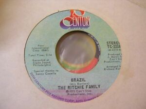 ●SOUL45●RITCHIE FAMILY/BRAZIL