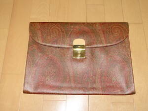 ETRO Etro business bag briefcase peiz Lee pattern tea 