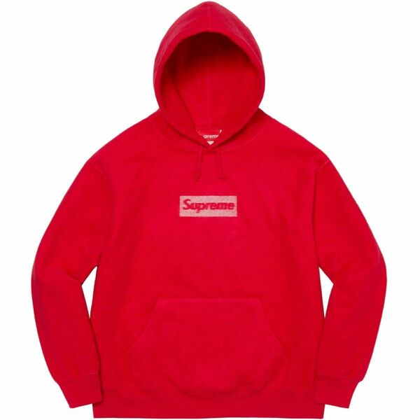 Supreme Inside Out Box Logo Hooded Sweatshirt Red L