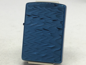 送料無料 ZIPPO[ジッポー]両面加工 ARMOR TITAN BLUE / アーマー チタンブルー 62TIBL-RIP