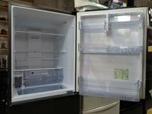 64未使用品【愛知店舗・配送可】 AQUA アクア 自動製氷 ノンフロン冷凍冷蔵庫 AQR-V37M(K) 368L 右開き 4ドア 2022年製 ウッドブラック_画像3