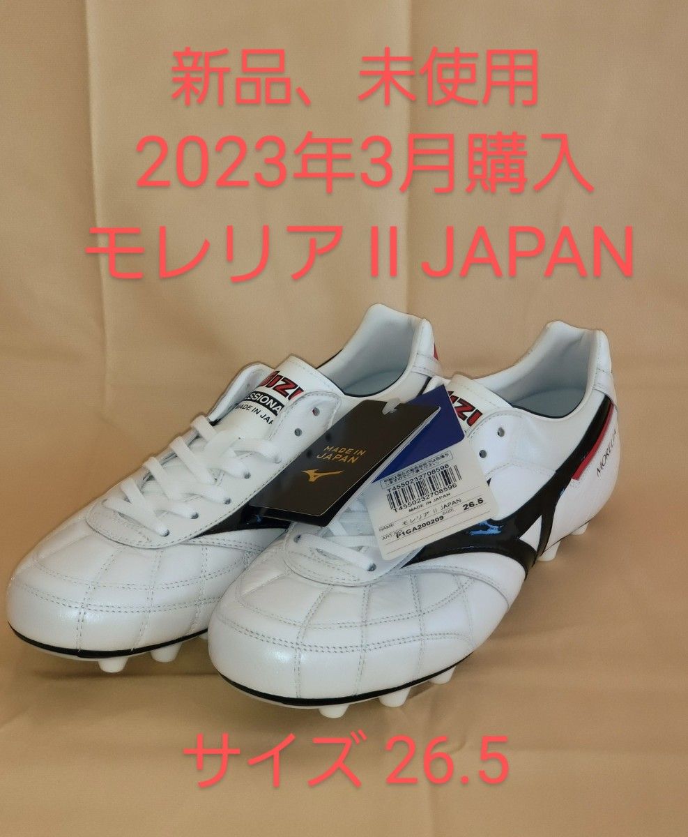 期間限定キャンペーン MIZUNO JAPAN ミズノ レッド モレリア2 THE WAVE