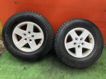 Jeep ブリヂストン DM-Z3 265/70R17 スタッドレス タイヤホイール 4本セット　中古_画像2