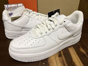 22年製 NIKE AIR FORCE 1 RETRO 40th ANNIVERSARY ナイキ エアフォース AF1【DJ3911-100】天然皮革 レザー LEATHER ホワイト 白 US8.5