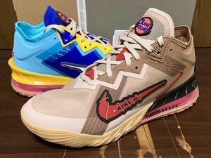 21年製 NIKE LEBRON XVIII QS Wile E vs Roadrunner TUNE SQUAD ナイキ レブロン 18 ロードランナー【CV7562-401】SPACE PLAYERS US10.5