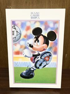 内袋未開封 Disney Mickey Soccer Retro ディズニー ミッキー サッカー ナイス シュート ジグソー パズル JIGSAW PUZZLE 日本製 1000ピース