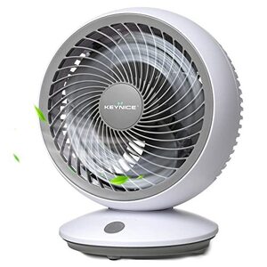 色01-ホワイト KEYNICE サーキュレーター 静音 首振り 壁掛け パワフル送風 扇風機 小型 軽量 卓上扇風機 USB電源