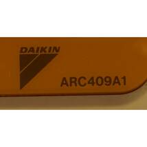 ダイキン DAIKIN エアコン リモコン ARC409A1_画像2