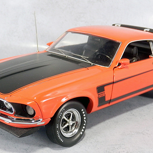 フランクリン・ミント 1969 フォード マスタング BOSS 302 1/24 Franklin Mint FORD MUSTANG BOSS 302 絶版の画像4