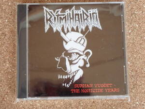 RYTMIHAIRIO /Surman Vuodet - The Homicide Years CD RATTUS KAAOS NAPALM DEATH ENT CRUST HARDCCORE PUNK パンクハードコアクラスト 