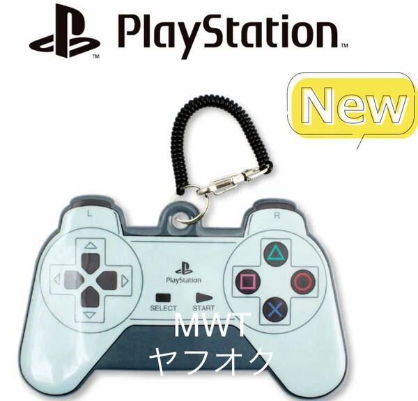 1733924 ダイカットパスケース　プレイステーション　サンキューマート　ファッション　バッグ　ポーチ　財布　定期入れ　PlayStation MWT