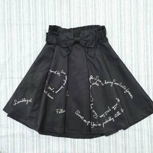 ^ including carriage ^* ultimate beautiful goods * Mezzo Piano * ribbon band attaching * skirt * black *150.