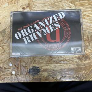 シ HIPHOP,R&B THE UNION PRESENTS: ORGANIZED RHYMES アルバム,名作 TAPE 中古品