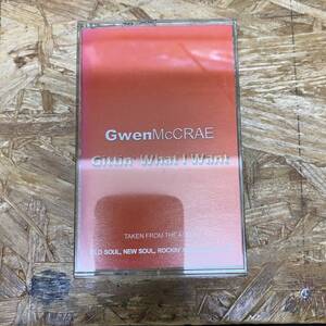 シ HIPHOP,R&B GWEN MCCRAE - GITTIN' WHAT I WANT シングル TAPE 中古品