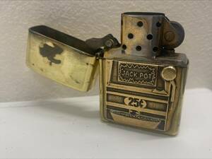 #32C　ZIPPO/ジッポ トリックライター スロットマシーン JACK POT 1997年製 火花確認済