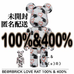 新品未開封品　BE@RBRICK LOVE RAT 100％ & 400％ (Yahoo！)