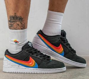 Polaroid × Nike SB Dunk Low Pro Black ポラロイド × ナイキ SB ダンク ロー プロ ブラック US6 24cm スニーカー 靴 SNKRS