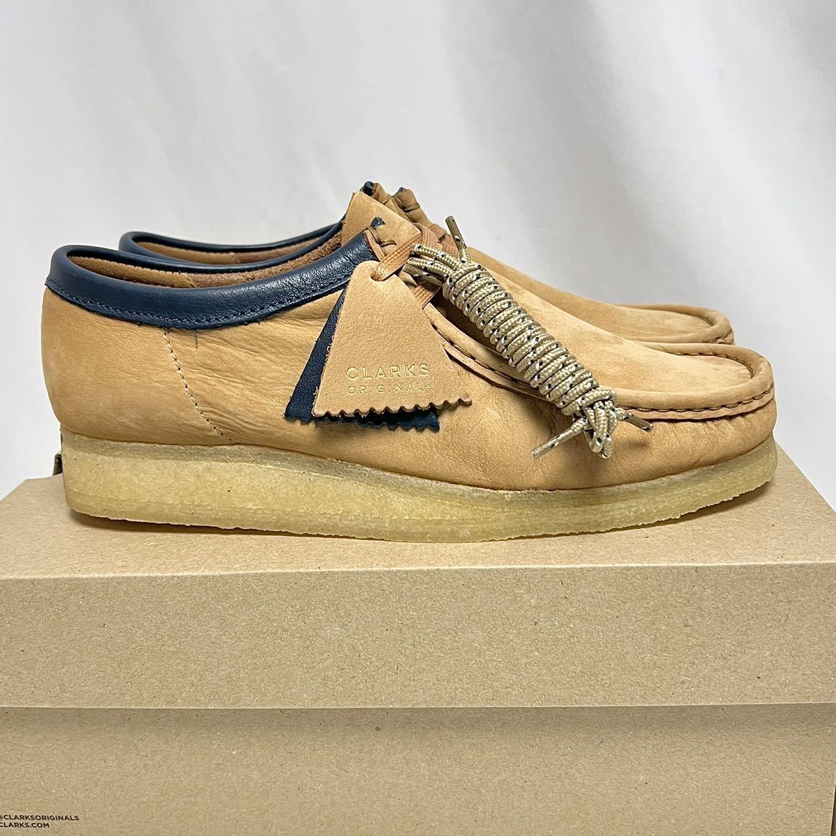 通信販売通信販売Clarks Wallabee Black 25.5cm 新品未使用 クラークス