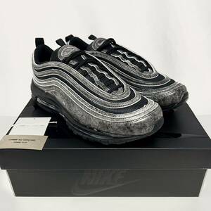 28.5cm 新品 コムデギャルソン ナイキ AIR MAX 97 コラボ エア マックス 97 ブラック スニーカー COMME des GARONS 黒 NIKE ギャルソン