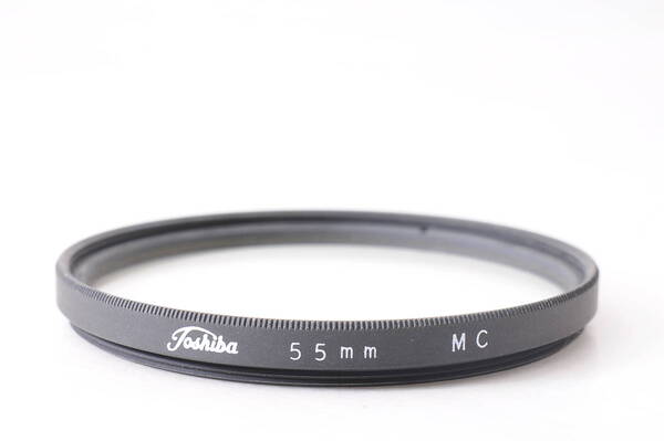 TOSHIBA 55mm MC カメラ レンズ 保護フィルター @2175