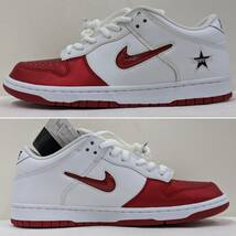 Supreme×NIKE/シュプリーム×ナイキ/DUNK LOW VARSITY RED / WHITE/ダンク ロー/スニーカー/SIZE28cm/新品タグ・箱付き_画像3